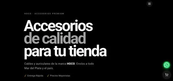 Screenshot de Hoco - Accesorios Premium